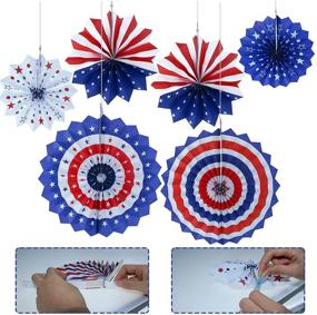 img 2 attached to Patriotic Decorations Including Balloons Independence Party Decorations & Supplies