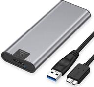 💻 высокоскоростной алюминиевый корпус usb 3.0 для ssd m.2 ngff с поддержкой uasp логотип