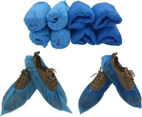 img 4 attached to Quality Disposable Boot Covers: Non Woven & Non Toxic Material