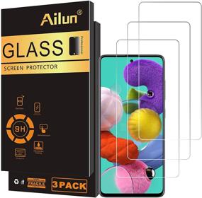 img 4 attached to Enhanced AILUN Galaxy A52/A51 Screen Protector [3 Pack] - Premium Tempered Glass, Ultra Clear, Anti-Scratch - Compatible with A52 4G/5G & A51 Series - Case Friendly