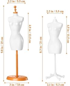 img 3 attached to Mannequin Manikin Dressmakers 25X7 5Cm 9 82X2 95Inch
