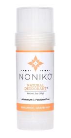 img 4 attached to 🌿 Noniko Natural Deodorant: Aluminum & Paraben-Free Deodorant, Cruelty-Free for Men & Women - Long-Lasting All Day! Bergamot Grapefruit Scent - Single