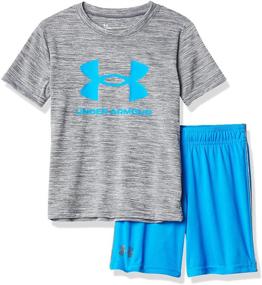 img 4 attached to Активная одежда для мальчиков: шорты Under Armour серого цвета для мальчиков