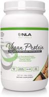 🌱 nla for her plant based vegan protein powder - cinnamon scone - 20 super servings - non gmo pea protein, organic, naturally sweetened logo