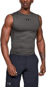 img 4 attached to 👕 HeatGear Armour Sleeveless Compression T-shirt for Men by Under Armour