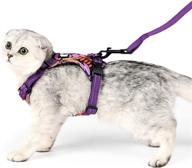 harness walking adjustable reflective m purple logo