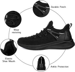 img 1 attached to Akk Mens Athletic Walking Shoes Men's Shoes