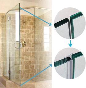 img 4 attached to 🚿 TSMST Frameless Shower Door Sweep Seal Drip Rail - 120" H Type 3/8" Glass Shower Silicone Door Seal Strip – 1 Pack