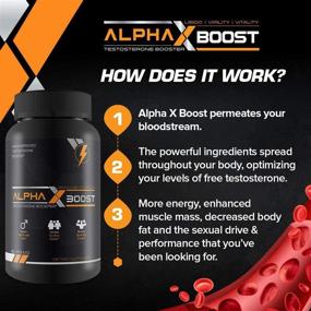 img 1 attached to 💪 Alpha X Boost: Top-Choice Natural Testosterone Booster for Optimum Performance, Muscle Building, Fat Burning, and Metabolism Boost