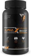 💪 alpha x boost: top-choice natural testosterone booster for optimum performance, muscle building, fat burning, and metabolism boost logo