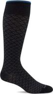 🧦 women's featherweight fancy moderate graduated compression sock логотип