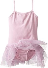 img 1 attached to 🩰 Danskin Girls' Skirted Leotard with Camisole Style