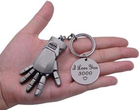 img 1 attached to 🔑 Avengers Stainless Keyring with Keychain Inspiration