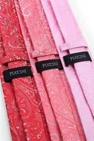 img 2 attached to BOWS N TIES Paisley Wedding Necktie Formal Men's Accessories