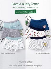 img 3 attached to Cotton Comfort Boys Boxer Briefs: CC&La Dame Multipack for 3-10Y.