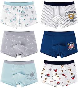 img 4 attached to Cotton Comfort Boys Boxer Briefs: CC&La Dame Multipack for 3-10Y.