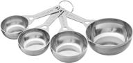 🥄 le creuset stainless steel measuring cups - set of 4: a perfect kitchen essential for accurate measurements logo