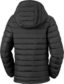 img 3 attached to 🧥 Shop the Stylish Columbia Powder Hooded Jacket Black: Boys' Clothing via Jackets & Coats Collection!