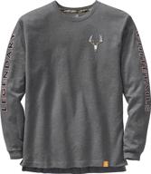 👕 men's charcoal non-typical t-shirt by legendary whitetails - clothing for shirts logo