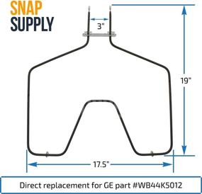 img 1 attached to 🔥 PRYSM WB44K5012 Oven Bake Element Replacement: Efficient & Reliable Upgrade