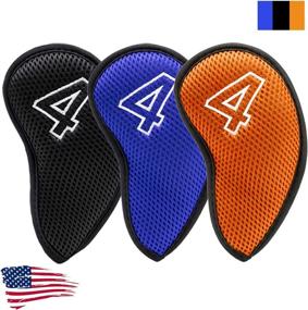 img 3 attached to 🏌️ Barudan Golf Lightweight Golf Club Headcovers - 10 Pack - Mesh and Foam Made for Oversized, Standard, and Small Sizes - Indoor and Outdoor Golf Gear