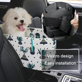 img 2 attached to 🐶 Water-Proof Pet Booster Seat for Small Dogs/Cats - CTGVH Dog Car Seat | Small Dog Cat Booster Seats | Perfect for Puppies, Cats, and Other Pets