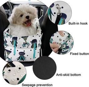 img 3 attached to 🐶 Water-Proof Pet Booster Seat for Small Dogs/Cats - CTGVH Dog Car Seat | Small Dog Cat Booster Seats | Perfect for Puppies, Cats, and Other Pets