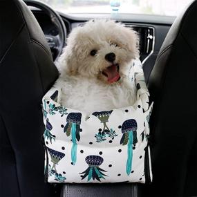 img 4 attached to 🐶 Water-Proof Pet Booster Seat for Small Dogs/Cats - CTGVH Dog Car Seat | Small Dog Cat Booster Seats | Perfect for Puppies, Cats, and Other Pets