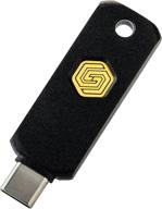 gotrust idem key - c. безопасный usb-ключ с сертификатом fido2 для улучшенной безопасности уровня l2. двойной интерфейс с usb-c и nfc. поддерживает iphone, android и компьютеры - обеспечивает безопасную двухфакторную аутентификацию. логотип