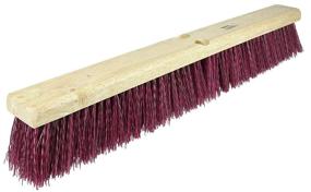 img 3 attached to 🧹 Weiler 42149 36-inch Garage Brush with Maroon Polypropylene Fill and Brace - Efficient Cleaning Solution