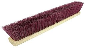 img 2 attached to 🧹 Weiler 42149 36-inch Garage Brush with Maroon Polypropylene Fill and Brace - Efficient Cleaning Solution