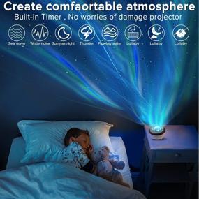 img 2 attached to 🌌 2021 Upgrade Galaxy Projector with Remote & App: Smart Aurora Star Projector with Alexa, Bluetooth Speaker, and White Noise - Perfect Gifts for Kids and Adults