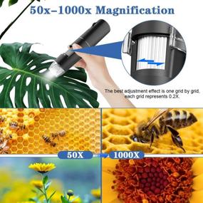img 2 attached to 🔍 Wireless Digital Microscope: Pocket-sized 50X to 1000X Handheld Camera with WiFi, USB, and 8 LED FHD 1080P, Compatible with Android/iPhone/iPad/Tablet/Windows/Mac