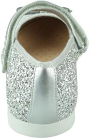 img 1 attached to Geox Girls PLIE Ballet Silver