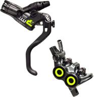 🔥 powerful and striking: magura usa mt7 pro disc brake in black/neon yellow, suitable for left or right fitment logo