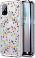 🌸 protective phone case for nznd oneplus nord n10 5g: tempered glass + shockproof design - flower logo