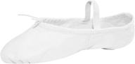 🩰 danzcue canvas full sole ballet slipper for adults logo