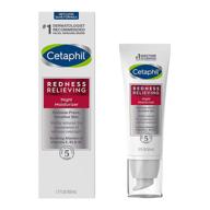 🌙 cetaphil night cream: redness relieving moisturizer for dry, redness-prone skin – 1.7 fl oz - hypoallergenic & fragrance free - dermatologist recommended brand logo