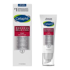 img 4 attached to 🌙 CETAPHIL Night Cream: Redness Relieving Moisturizer for Dry, Redness-Prone Skin – 1.7 fl oz - Hypoallergenic & Fragrance Free - Dermatologist Recommended Brand