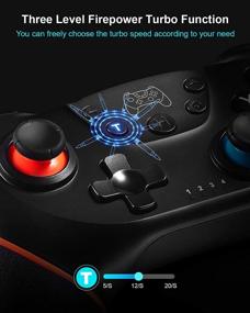 img 2 attached to 🎮 Wireless Switch Controller | binbok Pro Controller for Nintendo Switch & Switch Lite | Remote Gamepad with Joystick for Gaming | Console Accessories with Adjustable Turbo Vibration | Ergonomic Non-Slip Design