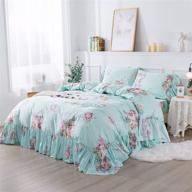 abreeze vintage bedding ruffled ruffles logo