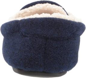 img 2 attached to Cozy and Stylish: Discover the Dearfoams Kids' Hunter Felted Plaid Moccasin Slipper