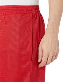 img 2 attached to 🏀 Premium Performance: Amazon Essentials Men's Loose-Fit Mesh Basketball Shorts