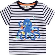 🦖 boys' clothing: eulla dinosaur t shirt - crewneck clothes logo