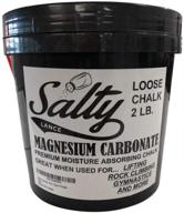 🏋️ salty lance gym chalk bucket - 2 lb. loose chalk with convenient handle and lid логотип