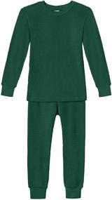 img 3 attached to 👕 Comfort and Style: City Threads Girls' Thermal Underwear for Boys' Clothing