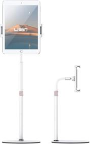 img 4 attached to 📱 Регулируемый держатель для планшета на стол - совместим с толстыми чехлами и планшетами (4,7-13") - Держатель для iPad LISEN для телефонов