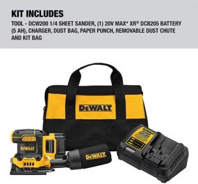 img 2 attached to DEWALT Sander Variable Battery DCW200P1