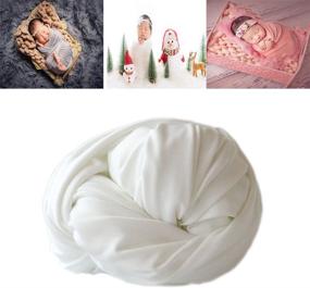 img 1 attached to 📸 Stretch Wrap for Newborn Photography - Unisex Baby Wraps for Cute Baby Photos - Props for Baby Photo Shoots - Stretchable Baby Photography Accessories