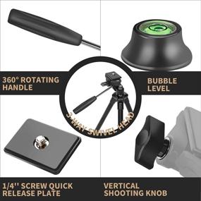 img 3 attached to 📸 Fotopro Phone Tripod Stand: Легкий переносной штатив высотой 40 дюймов с пультом дистанционного управления для iPhone, Nikon, Samsung, Huawei - Идеальный штатив для влогов TikTok и YouTube!